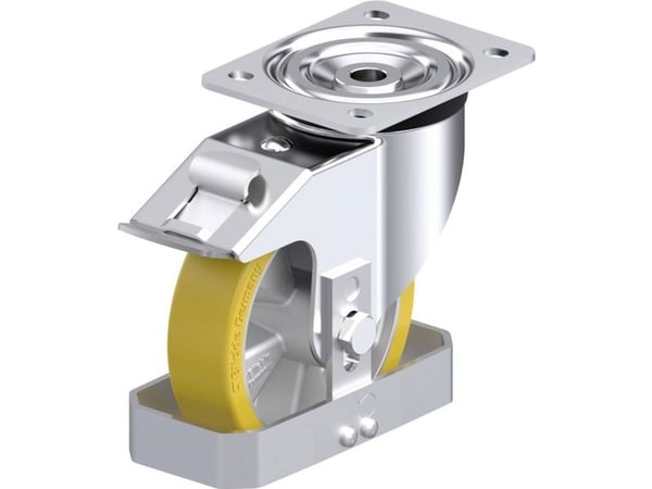 Blickle 884624 L-ALTH 151K-FI-FS styrhjul i stål – hjuldiameter 150 mm, bärförmåga (max) 400 kg – 1 st