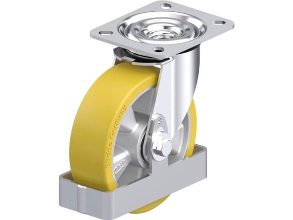 Blickle 913199 L-ALTH 125K-FS Teräksinen kääntöpyörä Pyörän halkaisija: 125 mm Kantavuus (max.): 250 kg 1 kpl