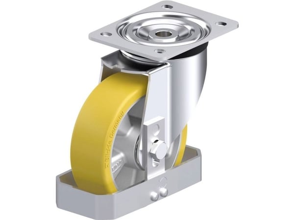 Blickle 741270 L-ALTH 150K-FS styrhjul i stål, hjuldiameter 150 mm, bärförmåga (max) 400 kg, 1 st.