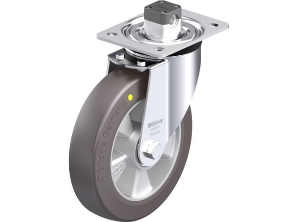 Blickle 936469 L-ALST 200K-CS11-AS Teräksinen kääntöpyörä Pyörän halkaisija: 200 mm Kantavuus (max.): 400 kg 1 kpl