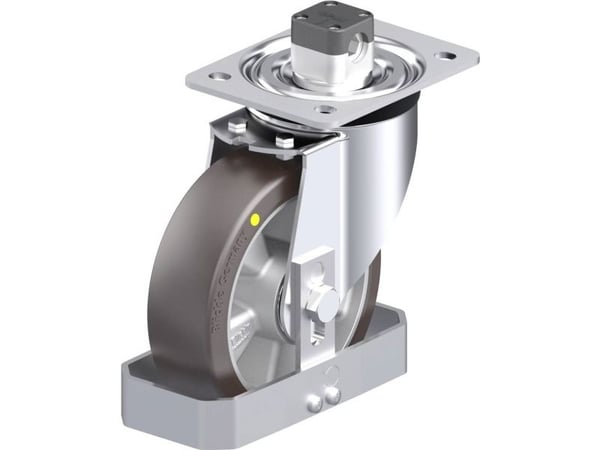 Blickle 935047 L-ALST 160K-CS11-AS-FS Ohjauspyörä terästä Pyörän halkaisija: 160 mm Kantavuus (max.): 400 kg 1 kpl