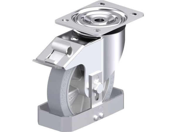 Blickle 847317 L-ALEV 161K-FI-SG-FS styrehjul i stål, hjuldiameter 160 mm, bæreevne (maks.) 300 kg, 1 stk