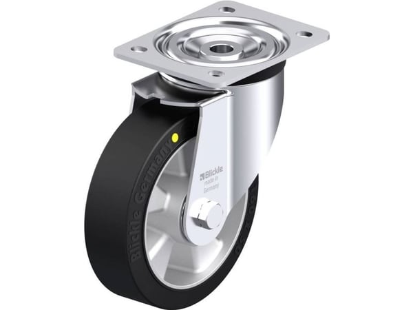 Blickle 855652 L-ALEV 160K-EL Teräksinen kääntöpyörä Pyörän halkaisija: 160 mm Kantavuus (max.): 400 kg 1 kpl