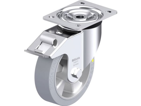 Blickle 917924 L-ALEV 160K-FI-SG-AS styrehjul i stål - hjuldiameter 160 mm - bæreevne maks. 350 kg - 1 stk