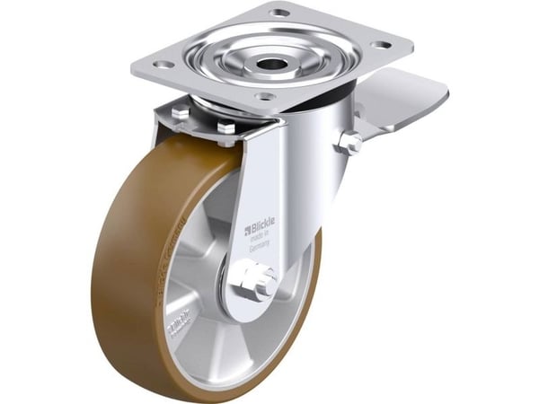 Blickle 916529 L-ALB 160K-ST styrehjul i stål, hjuldiameter 160 mm, maks 400 kg, 1 stk