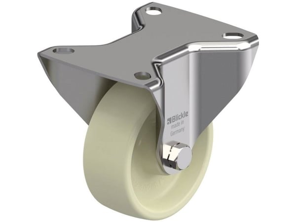 Blickle 940377 BX-POH 81G Kiinteä ruostumattomasta teräksestä valmistettu pyörä Pyörän halkaisija: 80 mm Kantavuus (max.): 150 kg 1 kpl