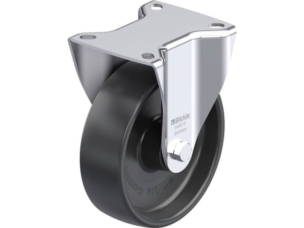 Blickle 468793 B-PP 125R faste hjul i stål, hjuldiameter 125 mm, bæreevne (maks.) 200 kg, 1 stk