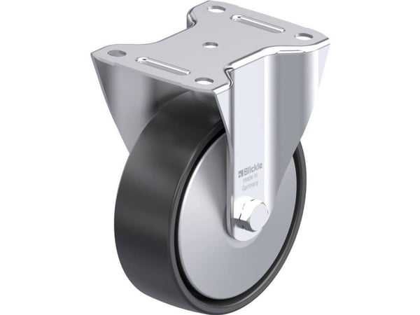 Blickle 701136 B-PP 150G-FA fast hjul i stål, hjuldiameter 150 mm, bärförmåga (max.) 300 kg, 1 st Blickle 701136 B-PP 150G-FA fast hjul i stål, hjuldiameter 150 mm, bärförmåga (max.) 300 kg, 1 st