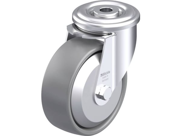 Blickle 946646 LER-PO 100G-ELS-FA svänghjul i stål, hjuldiameter 100 mm, bärförmåga (max) 150 kg, 1 st