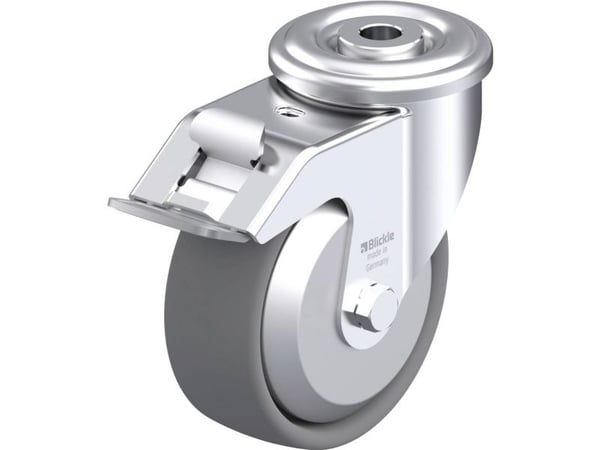 Blickle 946647 LER-PO 100G-FI-ELS-FA styrehjul i stål - hjuldiameter: 100 mm - bæreevne (maks.): 150 kg - 1 stk