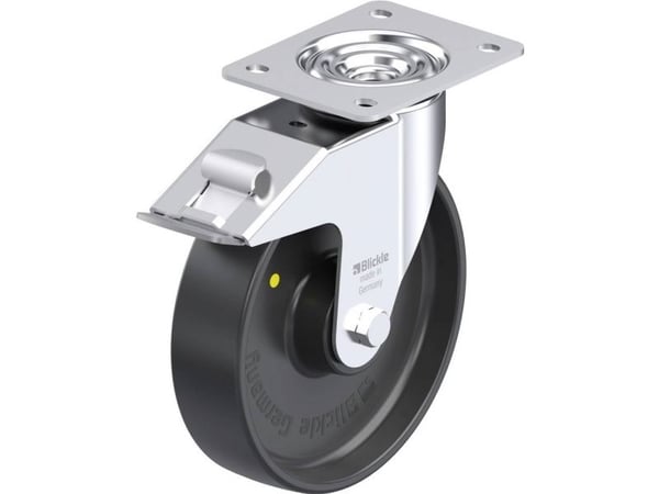 Blickle 951778 LE-PP 200K-FI-EL Teräksinen kääntöpyörä Pyörän halkaisija: 200 mm Kantavuus (max.): 300 kg 1 kpl