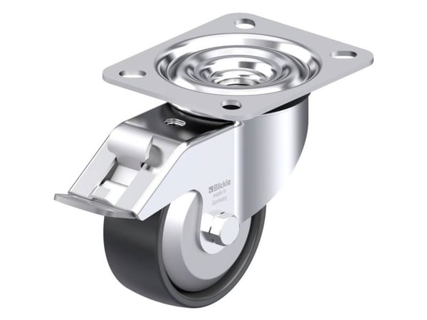 Blickle 749670 LE-PP 80G-FI-FA Teräksinen kääntöpyörä Pyörän halkaisija: 80 mm Kantavuus (max.): 120 kg 1 kpl
