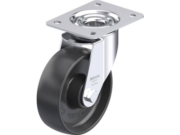 Blickle 535666 LE-PP 150R Teräksinen kääntöpyörä Pyörän halkaisija: 150 mm Kantavuus (max.): 300 kg 1 kpl