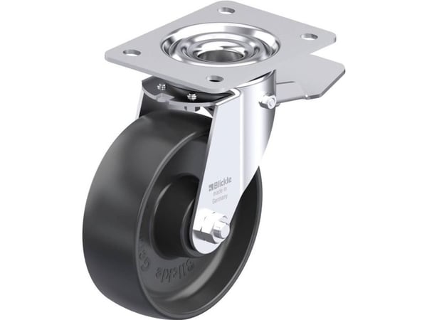 Blickle 425538 LE-PP 150R-ST styrehjul i stål - hjuldiameter 150 mm - bæreevne (maks.) 300 kg - 1 stk