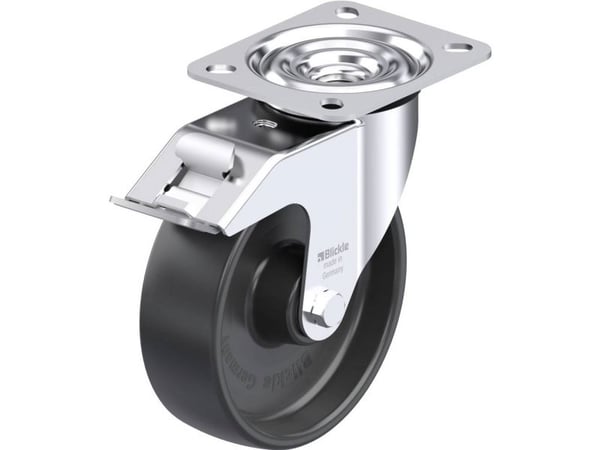 Blickle 305342 LE-PP 125R-FI Teräksinen kääntöpyörä Pyörän halkaisija: 125 mm Kantavuus (max.): 150 kg 1 kpl