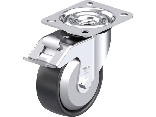 Blickle 514737 LE-PP 100G-FI-FA Teräksinen kääntöpyörä Pyörän halkaisija: 100 mm Kantavuus (max.): 150 kg 1 kpl