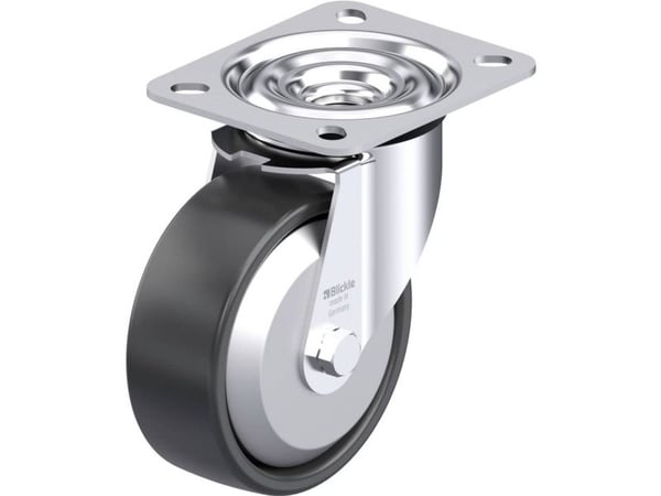 Blickle 953154 LE-PP 100KA-FA Teräksinen kääntöpyörä Pyörän halkaisija: 100 mm Kantavuus (max.): 150 kg 1 kpl
