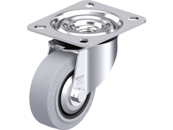 Blickle 850074 LE-POEV 80XR-SG-FA styrhjul i stål - hjuldiameter 80 mm - bärförmåga (max) 140 kg - 1 st