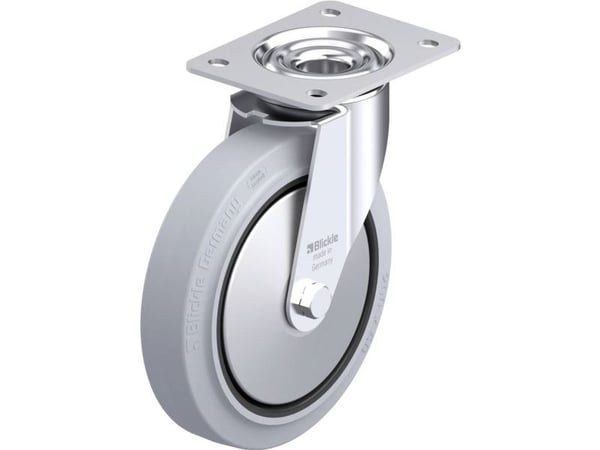 Blickle 850285 LE-POEV 200XR-SG-FA Ohjauspyörä terästä Pyörän halkaisija: 200 mm Kantavuus (max.): 300 kg 1 kpl