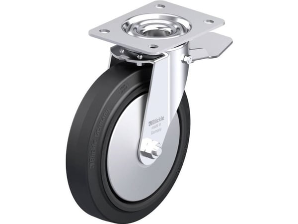 Blickle 749641 LE-POEV 200KAD-ST-FA Ohjauspyörä terästä Pyörän halkaisija: 200 mm Kantavuus (max.): 300 kg 1 kpl