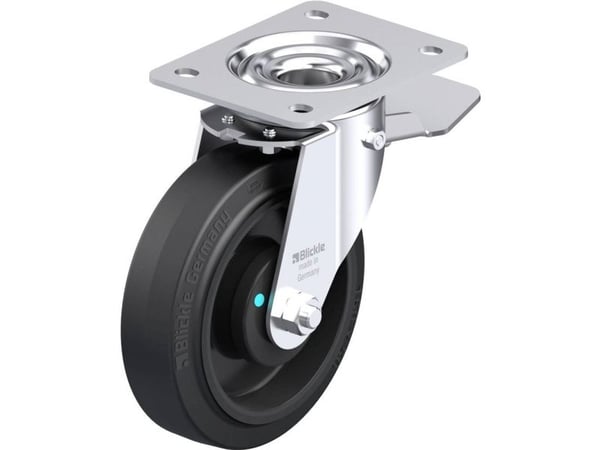 Blickle 749627 LE-POEV 160KAD-ST Teräksinen kääntöpyörä Pyörän halkaisija: 160 mm Kantavuus (max.): 300 kg 1 kpl