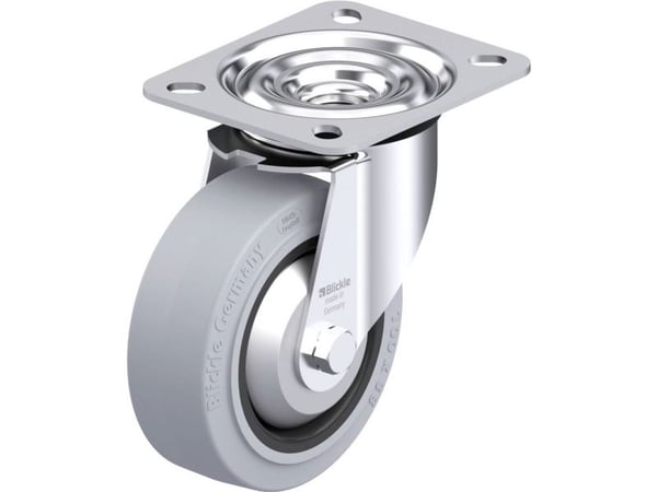Blickle 945685 LE-POEV 100XKA-SG-FA styrehjul i stål 100 mm, 150 kg (1 stk)