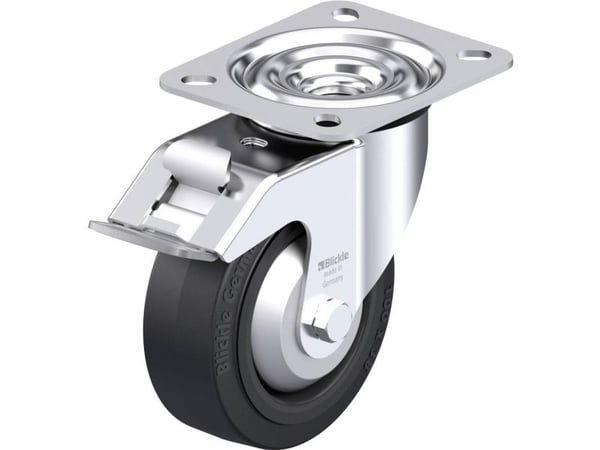 Blickle 850104 LE-POEV 100XR-FI-FA Ohjauspyörä terästä Pyörän halkaisija: 100 mm Kantavuus (max.): 150 kg 1 kpl