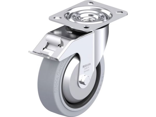 Blickle 945687 LE-POEV 125XKA-FI-SG-FA Ohjauspyörä terästä Pyörän halkaisija: 125 mm Kantavuus (max.): 150 kg 1 kpl
