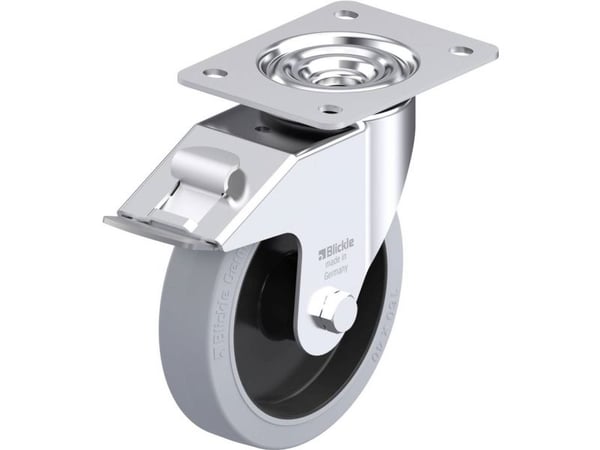Blickle 850128 LE-POEV 161XR-FI-SG styrehjul i stål (hjuldiameter: 160 mm, bæreevne maks.: 300 kg) 1 stk