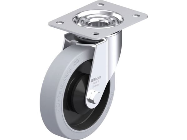 Blickle 857515 LE-POEV 161XKA-SG styrehjul i stål – hjuldiameter 160 mm – bæreevne (maks.) 300 kg – 1 stk