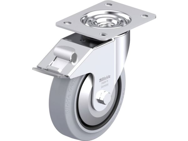 Blickle 850158 LE-POEV 160XR-FI-SG-FA styrhjul i stål, hjuldiameter 160 mm, bärförmåga (max.) 300 kg (1 st.)