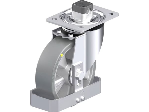 Blickle 872651 L-ALTH 160K-CS11-AS-FS styrhjul i stål - hjuldiameter 160 mm - bärförmåga (max) 400 kg - 1 st