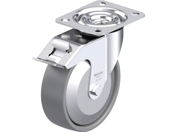Blickle 946632 LE-PO 125KA-FI-ELS-FA styrhjul i stål hjuldiameter 125 mm, bärförmåga (max) 150 kg 1 st