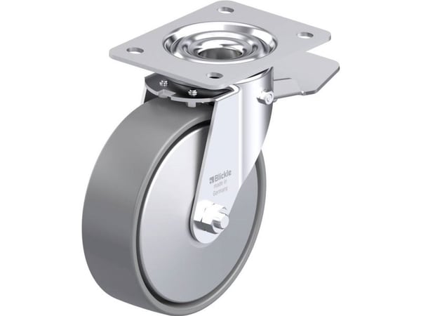 Blickle 946638 LE-PO 160G-ST-ELS-FA styrehjul i stål, hjuldiameter 160 mm, bæreevne (maks.) 300 kg, 1 stk