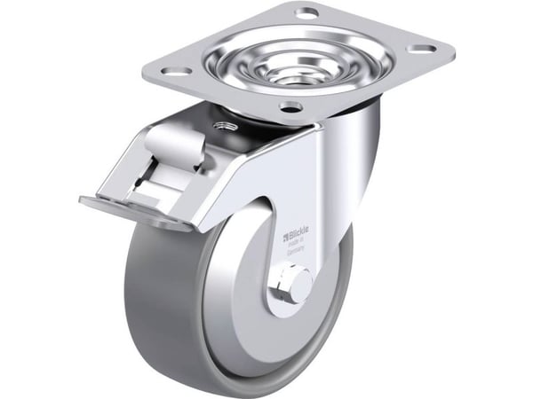 Blickle 946626 LE-PO 100G-FI-ELS-FA Teräksinen kääntöpyörä Pyörän halkaisija: 100 mm Kantavuus (max.): 150 kg 1 kpl