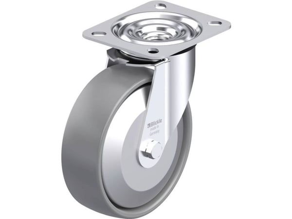 Blickle 946629 LE-PO 125G-ELS-FA Teräksinen kääntöpyörä Pyörän halkaisija: 125 mm Kantavuus (max.): 150 kg 1 kpl