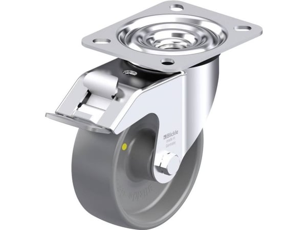 Blickle 744771 LE-PO 100G-FI-ELS Teräksinen kääntöpyörä Pyörän halkaisija: 100 mm Kantavuus (max.): 150 kg 1 kpl
