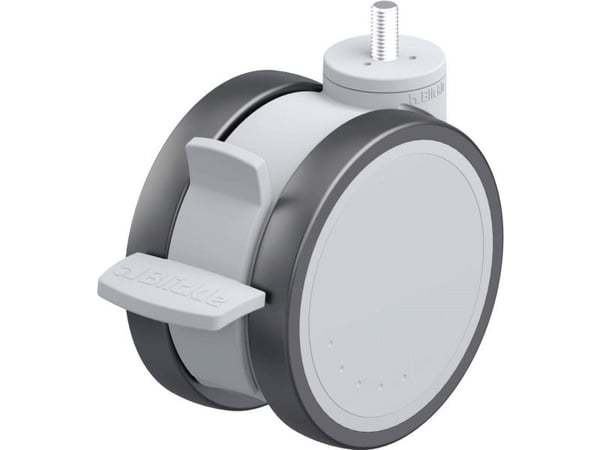 Blickle 872843 LKDG-PATH 125K-FI-GS10 Muovinen kaksoispyörä Pyörän halkaisija: 125 mm Kantavuus (max.): 125 kg 1 kpl