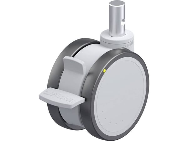 Blickle 922631 LKDG-PATH 125K-FI-ELS-ZA55 Muovinen kaksoispyörä Pyörän halkaisija: 125 mm Kantavuus (max.): 125 kg 1 kpl