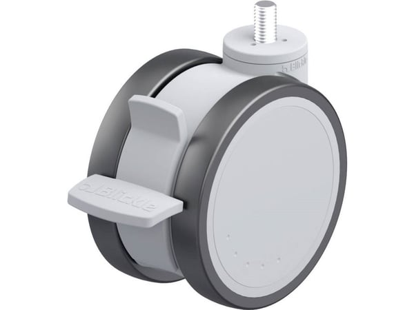 Blickle 872844 LKDG-PATH 125K-FI-GS12 Muovinen kaksoispyörä Pyörän halkaisija: 125 mm Kantavuus (max.): 125 kg 1 kpl