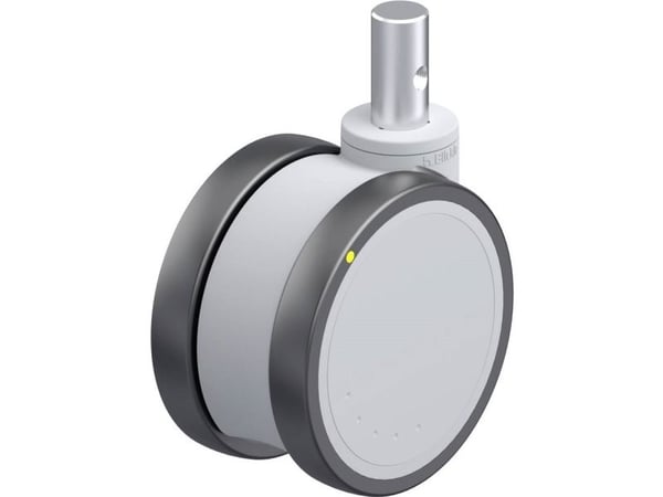 Blickle 922622 LKDG-PATH 125K-ELS-ZA55 dubbelhjul i plast, hjuldiameter 125 mm, max. 125 kg, 1 st