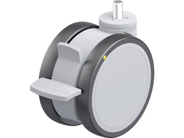 Blickle 882688 LKDG-PATH 125K-FI-ELS-GS12 Muovinen kaksoispyörä Pyörän halkaisija: 125 mm Kantavuus (max.): 125 kg 1 kpl