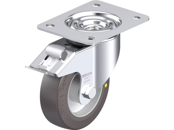 Blickle 936486 LK-ALST 125K-3-FI-AS Teräksinen kääntöpyörä Pyörän halkaisija: 125 mm Kantavuus (max.): 350 kg 1 kpl