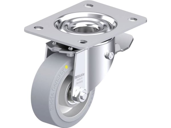 Blickle 936098 LK-ALEV 100K-3-ST-SG-AS Teräksinen kääntöpyörä Pyörän halkaisija: 100 mm Kantavuus (max.): 200 kg 1 kpl