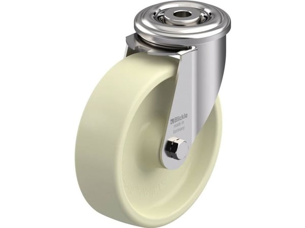 Blickle 940396 LIXR-POH 125G styrehjul i rustfritt stål