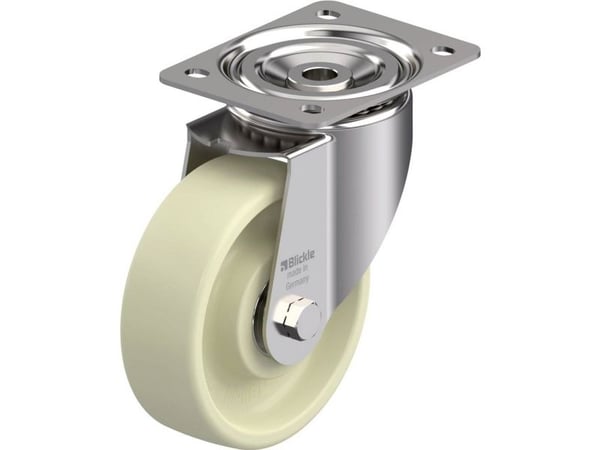 Blickle 913874 LIX-POH 150HXK styrehjul svingbart varmebestandig rustfritt stål (hjuldiameter 150 mm, bæreevne maks. 350 kg)