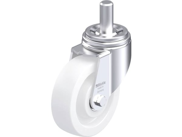 Blickle 754671 LHZ-SPO 160K styrhjul i stål, hjuldiameter 160 mm, bärförmåga (max) 850 kg, 1 st.