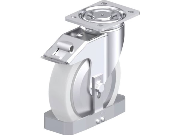 Blickle 934352 LH-SPO 200K-FI-FA-FS styrehjul i stål, hjuldiameter 200 mm, maks 900 kg, 1 stk