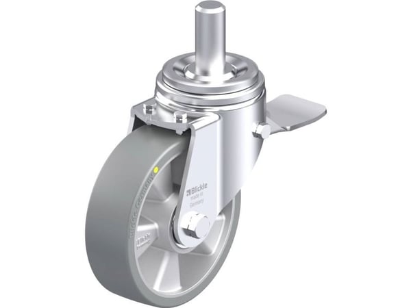Blickle 852531 LHZ-ALTH 160K-ST-AS Teräksinen kääntöpyörä Pyörän halkaisija: 160 mm Kantavuus (max.): 750 kg 1 kpl