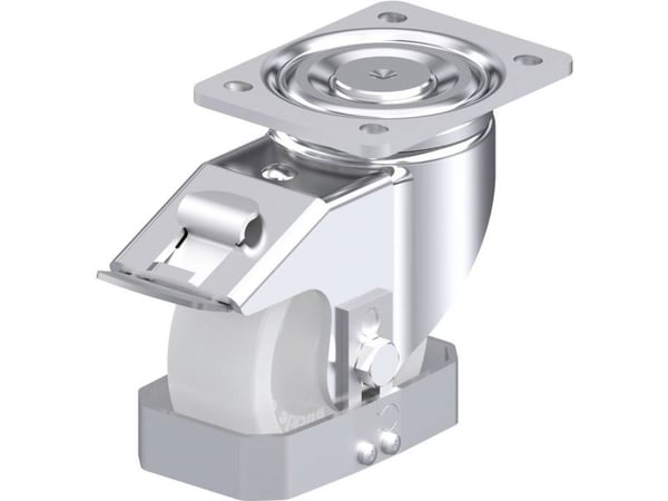 Blickle 845164 LH-SPO 127G-FI-FS styrhjul i stål, hjuldiameter 125 mm, bärförmåga (max.) 750 kg (1 st.)